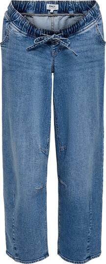 Only Maternity Olmziva Mw Pull Up Barrel Dnm Pim   Blue   XL x 32