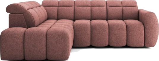 Hjørnesofa Eltap Flconn 258x208x107 cm Paolli 24 Rosa Venstre
