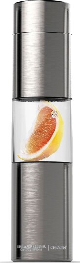 Asobu Flavour U See Infusjonsflaske (430 ml) Sølv