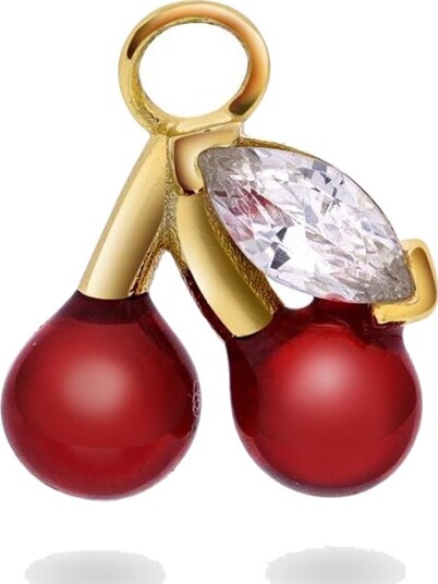 Sandra Lyng X Pan Jewelry Cherry Pop charms i 925 forgylt sølv Sandra Lyng X Pan Jewelry Cherry Pop charms i 925 forgylt sølv