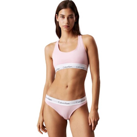 Calvin Klein Unlined Bralette Pink XS