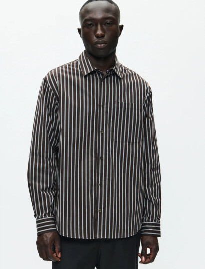WOOD WOOD Wwnico Shirt 25278 - Brown - XL WOOD WOOD Wwnico Shirt 25278 - Brown - XL