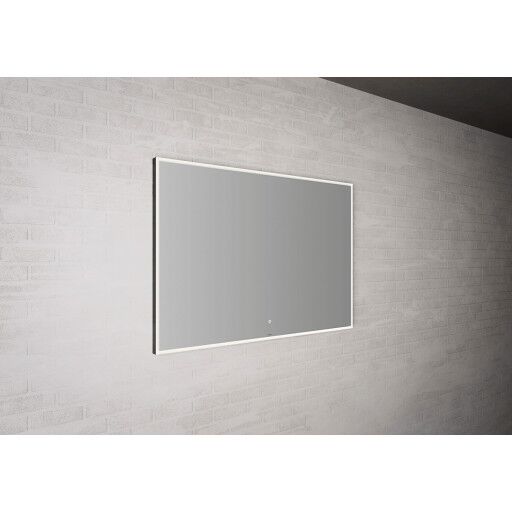 Linn Bad Vange spejl med lys 120x70 cm sort Linn Bad Vange spejl med lys 120x70 cm sort