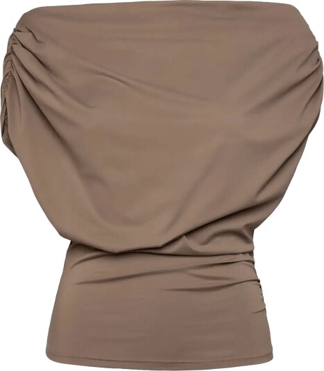 Rosemunde Rwbridget Draped Ss T Shirt WALNUT L