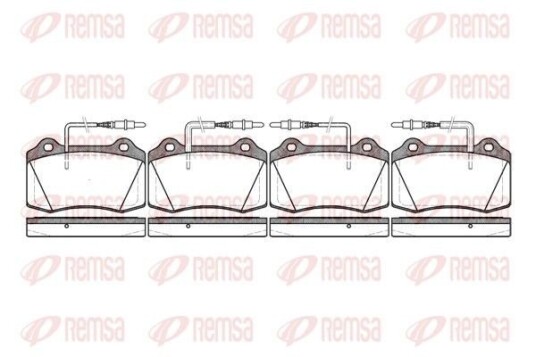 Bremseklosser REMSA 0434.14 Bremseklosser REMSA 0434.14