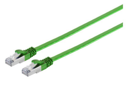 MicroConnect Nettverkskabel RJ45 Cat6a U/UTP Flat 3m Grønn MicroConnect Nettverkskabel RJ45 Cat6a U/UTP Flat 3m Grønn