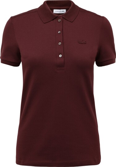 Lacoste Stretch Cotton Piqué Polo Brown 42