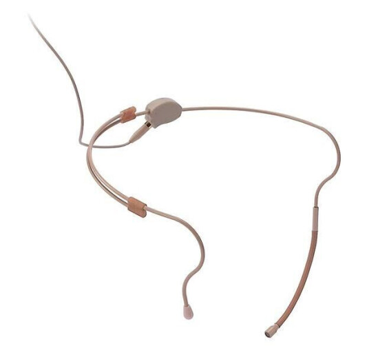 Jts Cm-214t Small Hodebøylemikrofon Omni Beige Farge - Justerbar, Avtagbar Kabel