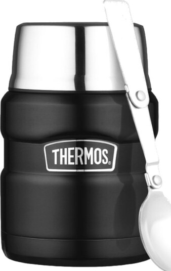 Thermos Stålmattermos King 0,5L mattsvart