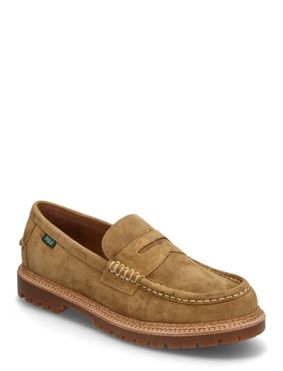 Polo Ralph Lauren Jett Lug Sole Suede Penny Loafer   44