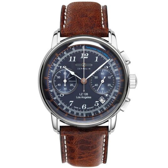 Zeppelin Los Angeles 76143 - Herre - 42 mm - Analog - Kvarts urverk - Mineralglas