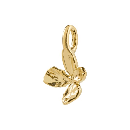 Pilgrim CHARM mini blomster anheng gullbelagt