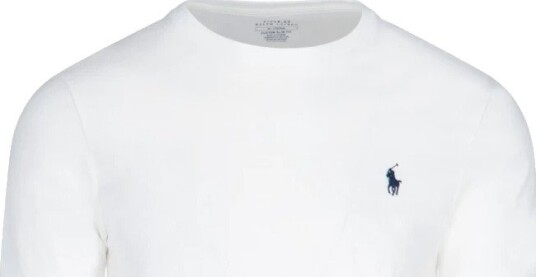 Polo Ralph Lauren Custom Slim Fit Tee White