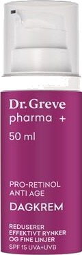 Dr Greve Pharma Pro-Retinol Dagkrem 50ml - Fuktighetsgivende Anti-Age