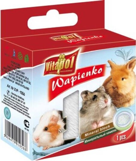 Vitapol VITAPOL MINERALSTEIN GNAGERE NATURELL 40GR