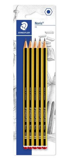 Staedtler Pencil Noris HB x5 bc 100% PEFC