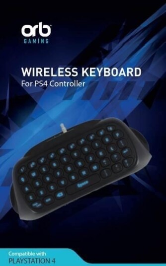 Playstation 4 Controller Keyboard Blue Blacklit Playstation 4 Controller Keyboard Blue Blacklit