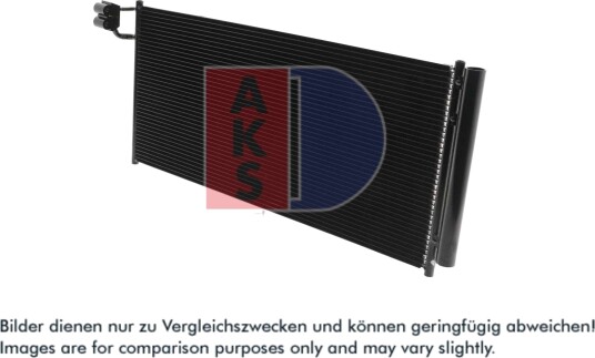 AKS DASIS 172015N Kondensator, klimaanlegg