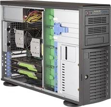 SUPERMICRO SuperServer 7049A-T Tower ingen CPU 0GB SYS-7049A-T