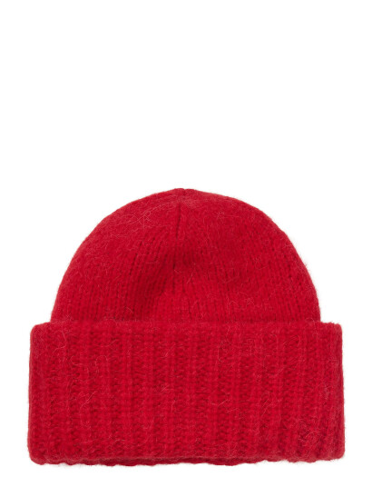 Becksöndergaard Soloma Beanie - Red - ONE SIZE