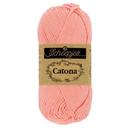 Scheepjes Catona Garn 264 Lys Korall - 10g