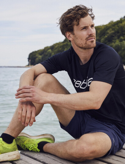 ZEBDIA Men Sport Shorts - Navy - L