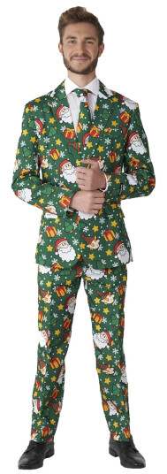 OppoSuits Suitmeister Santa Elves Grønn Dress Small OppoSuits Suitmeister Santa Elves Grønn Dress Small