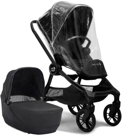 Baby Jogger City Sights Duovogn inkl. Regntrekk Rich Black