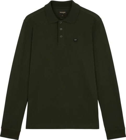 Wrangler Ls Polo Shirt Khaki green XL