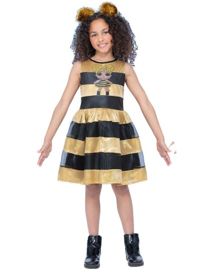 Lisensiert Queen Bee Kostyme til Jente LOL Suprise 10 12 ÅR Lisensiert Queen Bee Kostyme til Jente LOL Suprise 10 12 ÅR