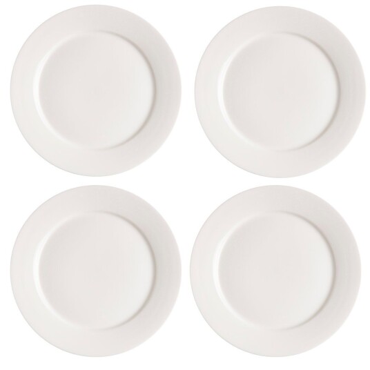 Scandi Living Kalk tallerken 28 cm 4-stk. hvit
