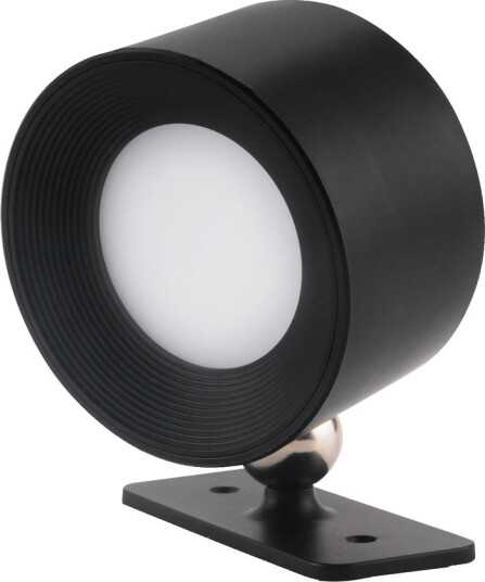 Oppladbar vegglampe LED sort dimbar Batteri