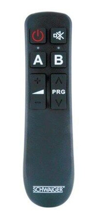 Schwaiger 2 in 1 universal remote control - Svart Schwaiger 2 in 1 universal remote control - Svart