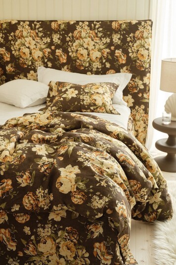 Ellos Home Hodegjerdetrekk Candice Rose Headboardcover Brun Ellos Home Hodegjerdetrekk Candice Rose Headboardcover Brun
