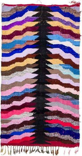 Marokkansk Boucherouite teppe 145 x 275 cm Størrelse: 145 x 275 cm