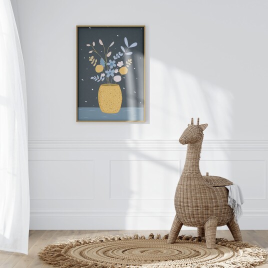 Plakat Floral Vase Illustrasjon