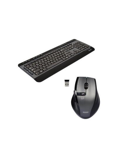 PORT Designs PORT Connect SILENT PACK 2 IN 1 Tastatur & Mussett Engelsk USA Gr PORT Designs PORT Connect SILENT PACK 2 IN 1 Tastatur & Mussett Engelsk USA Gr
