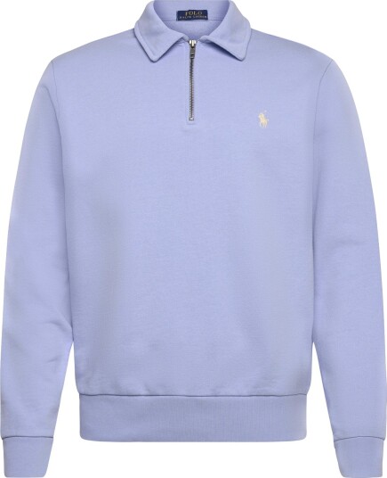 Polo Ralph Lauren Loopback Fleece Quarter Zip Sweatshirt Blue M Polo Ralph Lauren Loopback Fleece Quarter Zip Sweatshirt Blue M