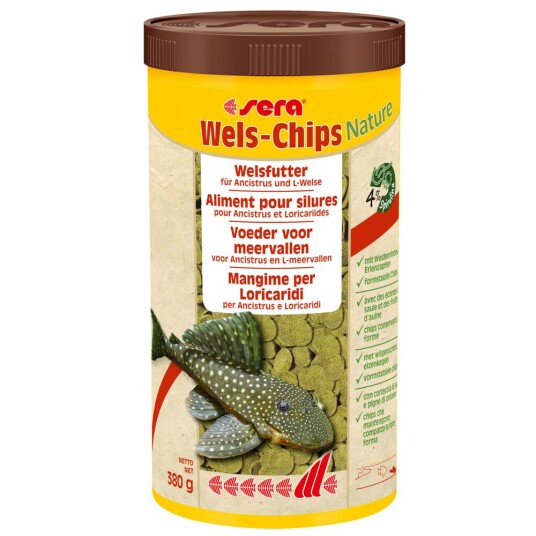 Sera Wels-Chips Chipsfôr 1 Liter Sera Wels-Chips Chipsfôr 1 Liter