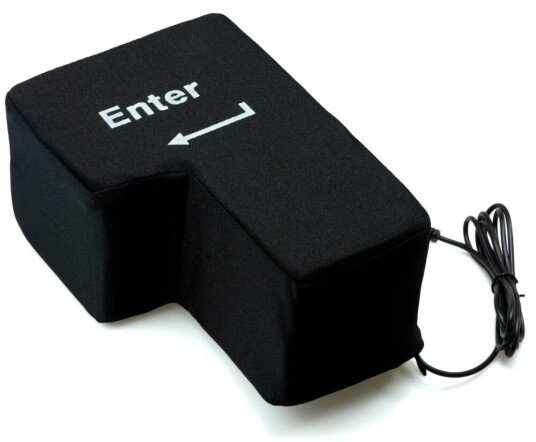 ENTER-tast stor anti-stress USB-pute