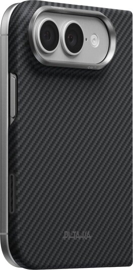 PITAKA Edge Case Back Cover - Black/Grey Twill - iPhone Duo