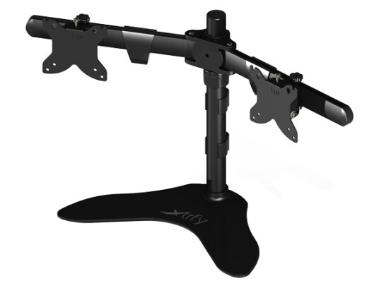 XTRFY Stand for 2 monitors 15" – 24", aluminum