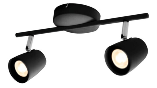 Scandic Spot Taklampe 2xGU10 Sort