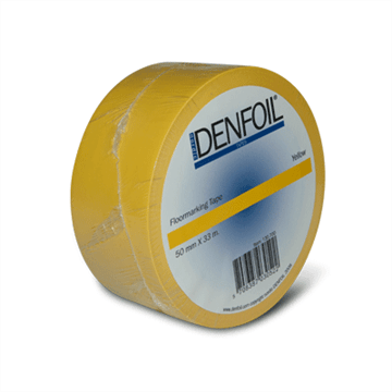 Gulvtape til oppmerking - 50 mm x 33 m  Gul farge   