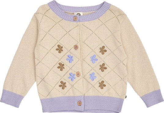 Müsli Cardigan Oak Müsli 2 år (92) Cardigan Beige Brun Lilla