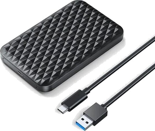 ORICO 2.5" HDD/SSD Kabinett USB-C 2520C3-V1-BK-EP ORICO 2.5" HDD/SSD Kabinett USB-C 2520C3-V1-BK-EP