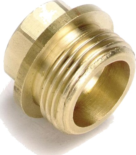 Isiflo plugg med pakningsflate G1/4" messing