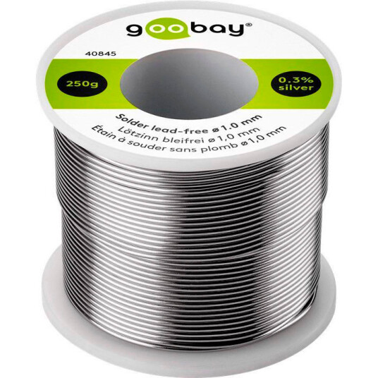 Goobay Blyfritt Loddetinn 1mm 96,5 Tinn 250g