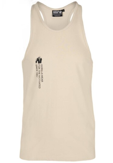 Gorilla Wear Carrizo Tank Top Beige 3XL