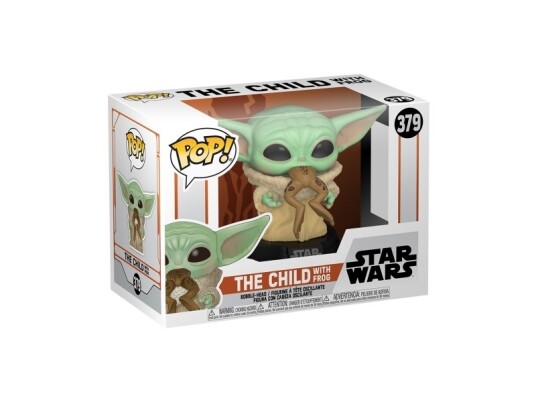 Funko Pop! Vinilinė Figūrėlė: Star Wars: The Mandalorian The Child W/Frog,8 Cm